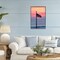 Stupell Industries USA Flag Against Sunset Framed Giclee, design by Jeff Poe Photography